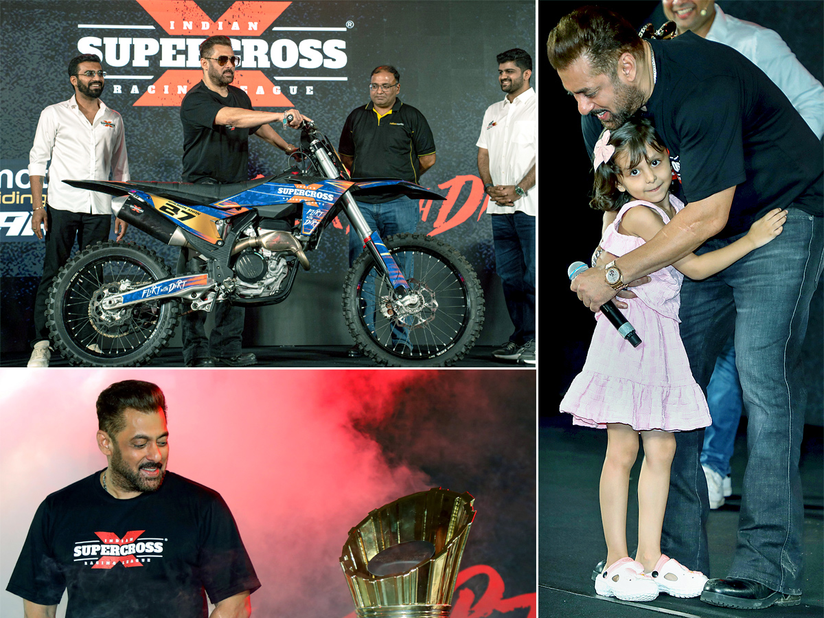Salman Khan Launch Supercross Racing League Season 2 Trophy1