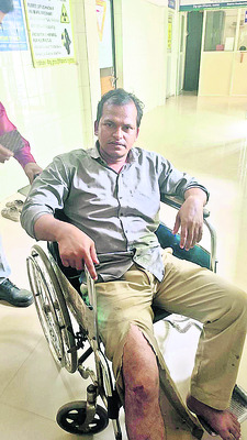 గూడ్స్ రైలు ఢీకొని కార్మికుని మృతి 3