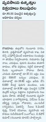 బగళాముఖి ఆలయ హుండీ ఆదాయం రూ.6,09,886 1