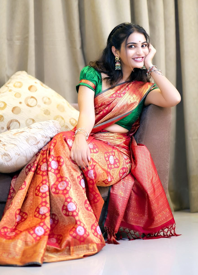 Ananya nagalla looking adorable in three sarees11