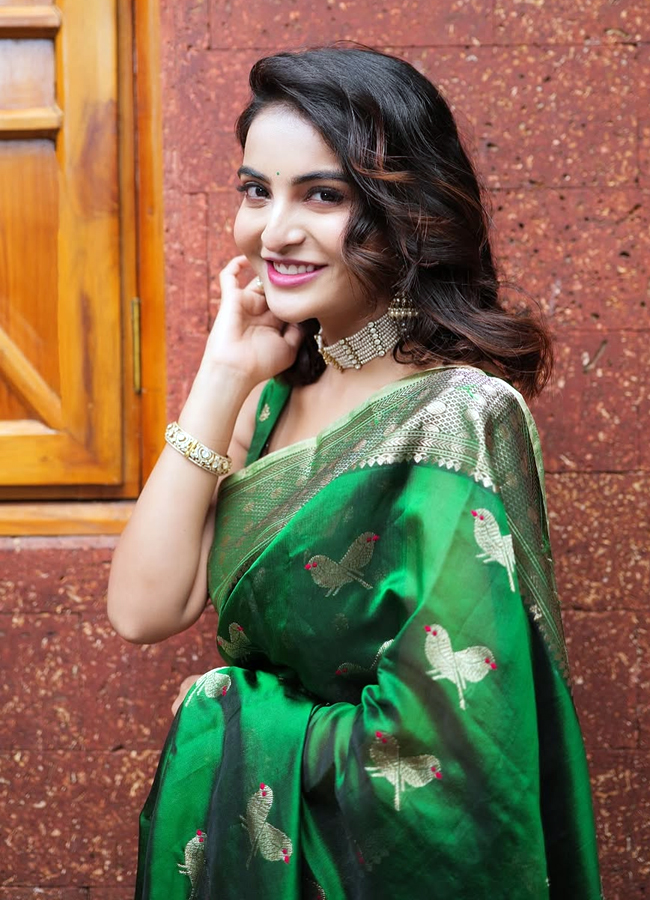 Ananya nagalla looking adorable in three sarees12