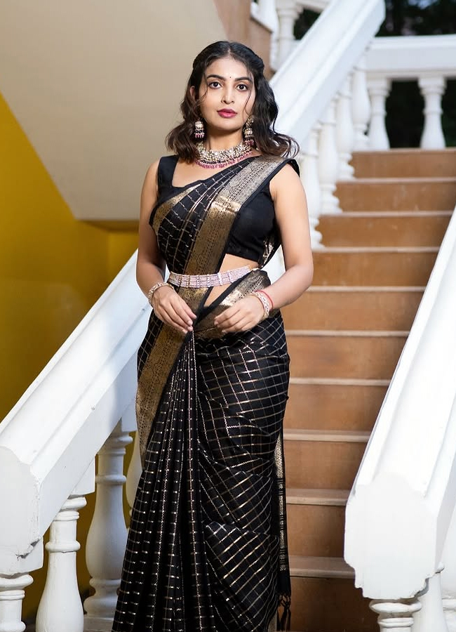 Ananya nagalla looking adorable in three sarees13