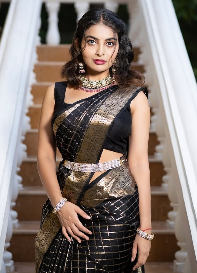 Ananya nagalla looking adorable in three sarees16