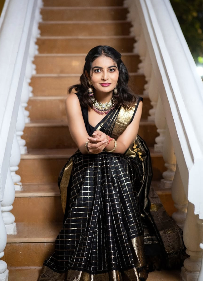 Ananya nagalla looking adorable in three sarees19