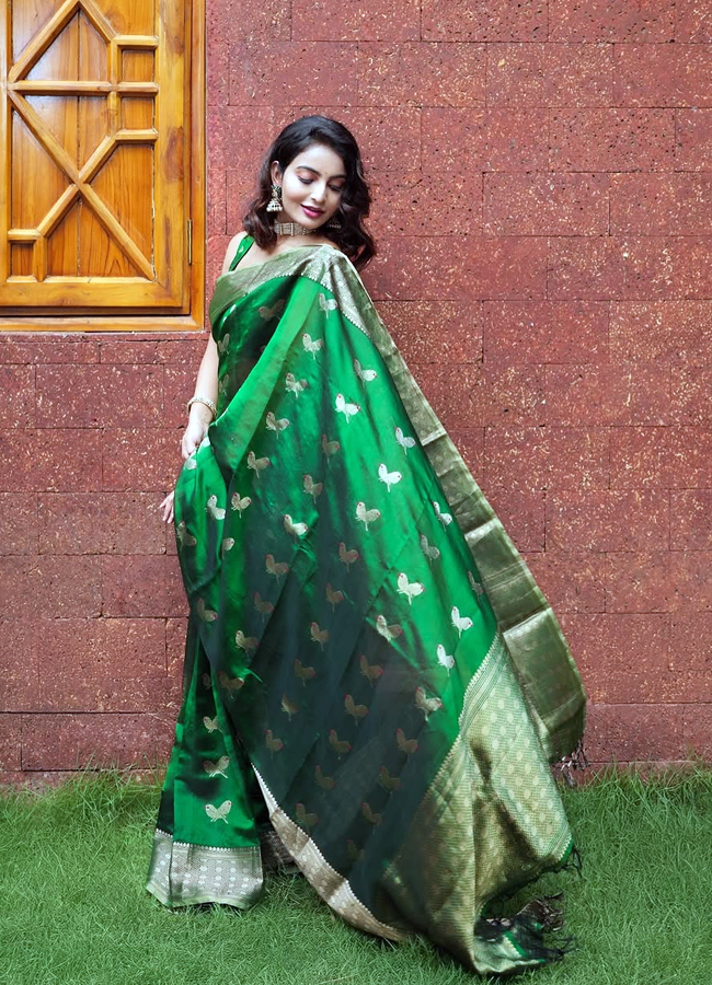 Ananya nagalla looking adorable in three sarees6
