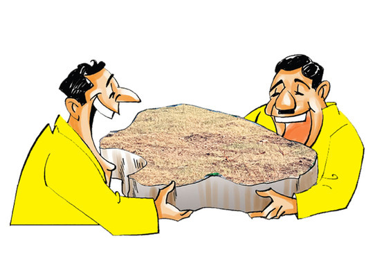 ఆశ్రమ స్థలంపై కన్ను 1