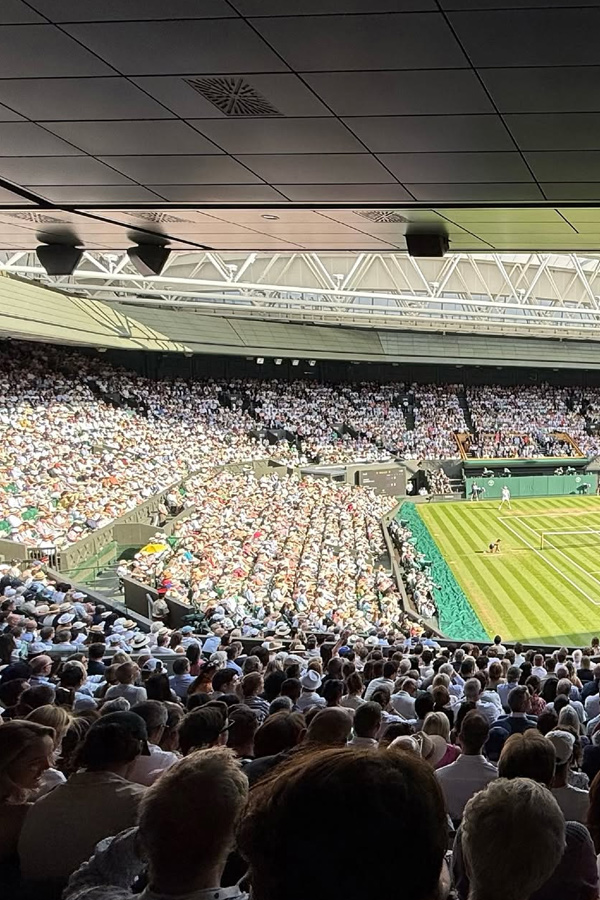 Neeraj Chopra makes first public appearance with wife at Wimbledon Photos4