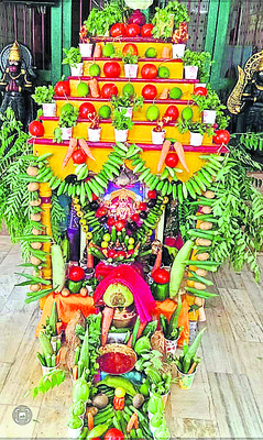 శాకంబరిగా విశాలక్షి   1