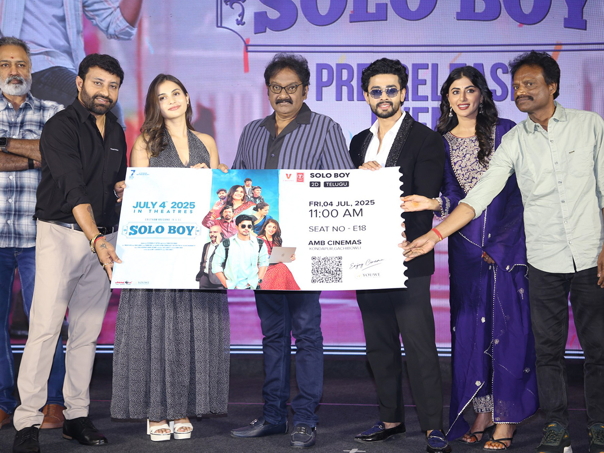 Gautham Krishna Solo Boy Movie Pre Release Event Photos21