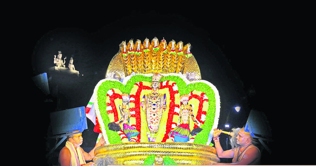 శేషవాహనంపై కుమారస్వామి 1