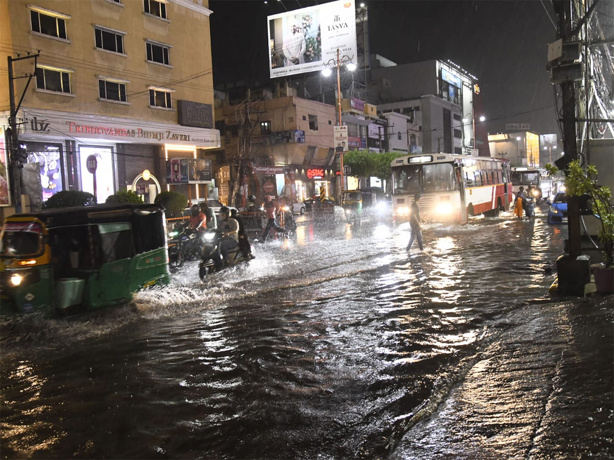 Heavy Rain in Vijayawada Today Photos16