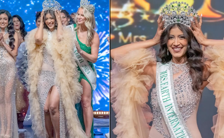 Vidhu Ishiqa wins Mrs Earth International 2025 Photos1