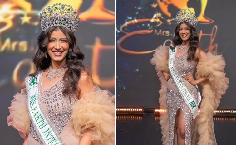 Vidhu Ishiqa wins Mrs Earth International 2025 Photos2
