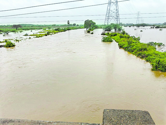 కురుస్తున్న వానలు.. పొంగిన వాగులు 4