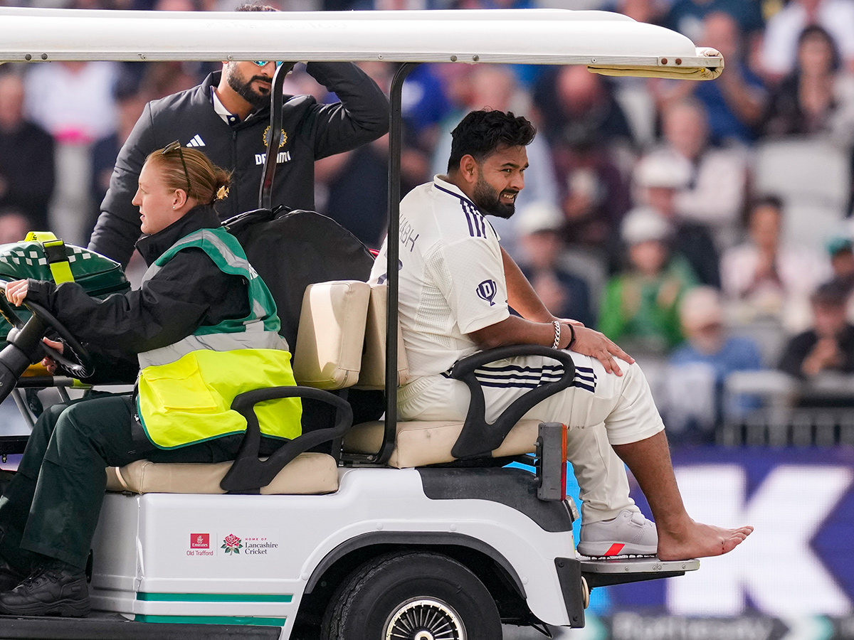 Rishabh Pant injury fourth test India and England Photos10
