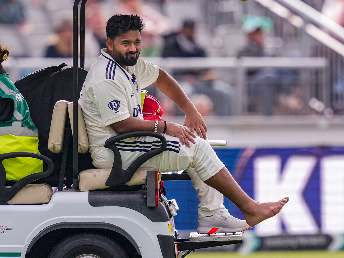 Rishabh Pant injury fourth test India and England Photos11
