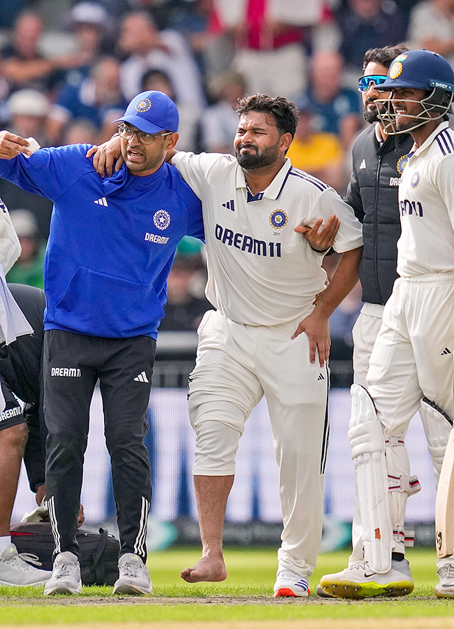 Rishabh Pant injury fourth test India and England Photos14