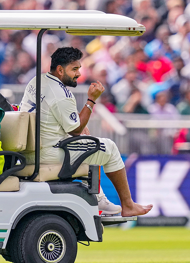 Rishabh Pant injury fourth test India and England Photos15
