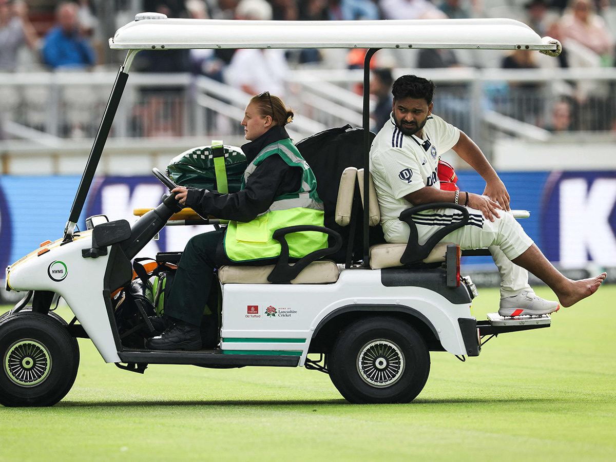 Rishabh Pant injury fourth test India and England Photos2