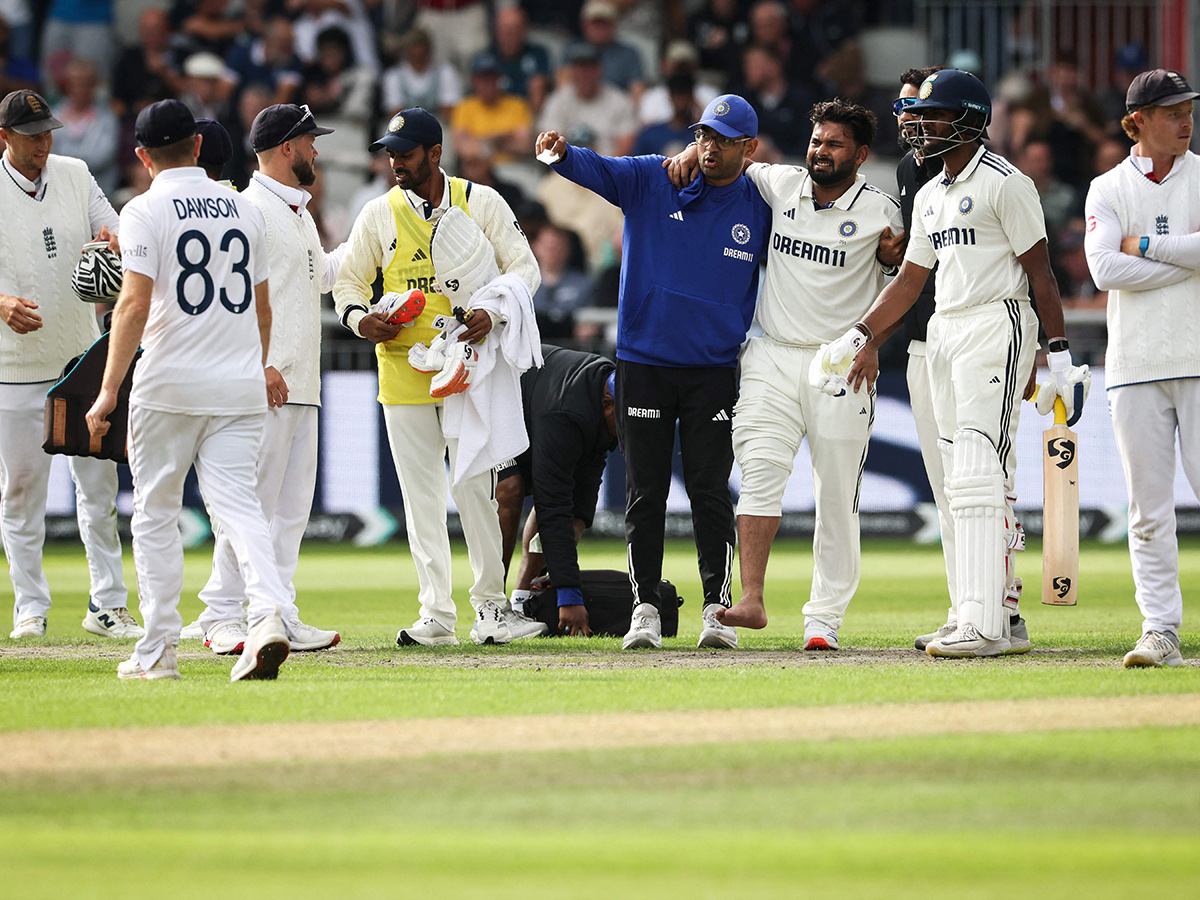 Rishabh Pant injury fourth test India and England Photos3