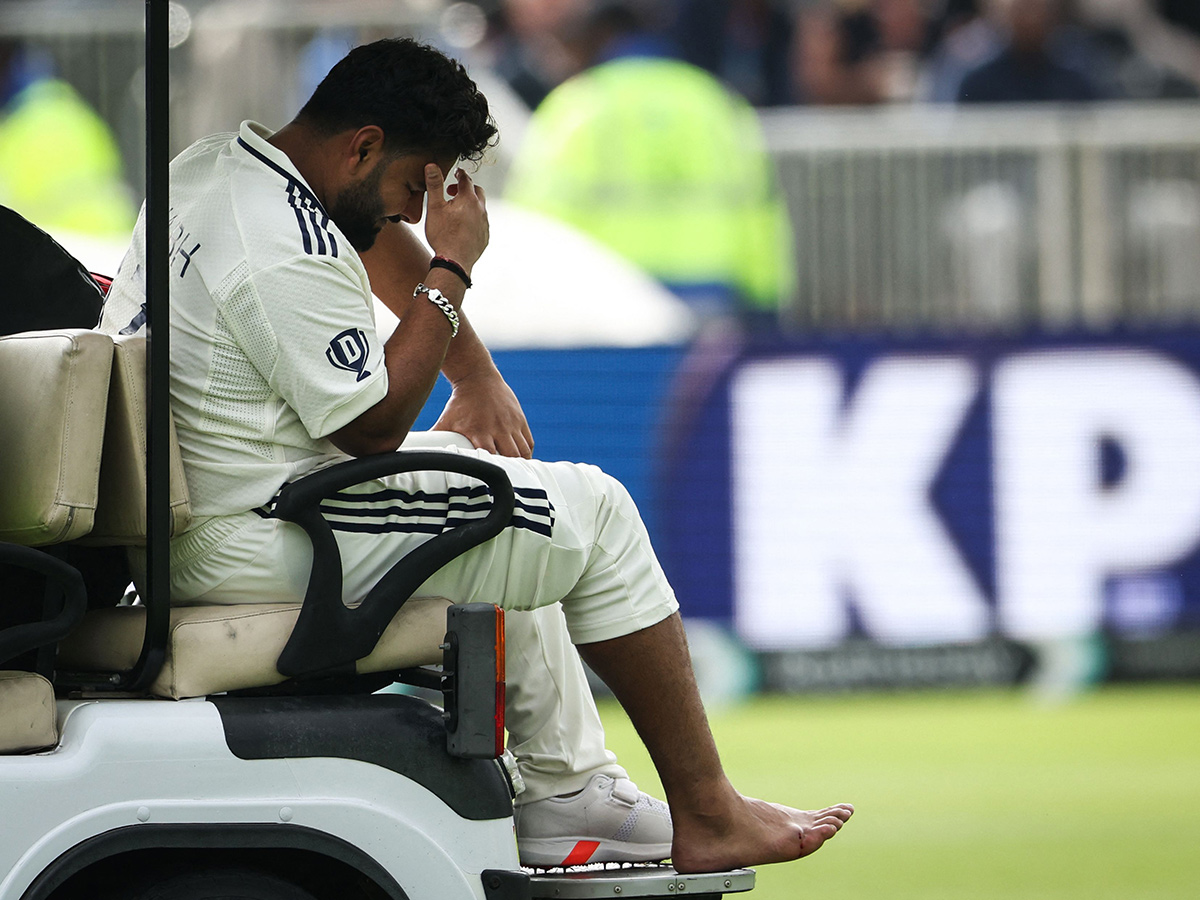 Rishabh Pant injury fourth test India and England Photos5