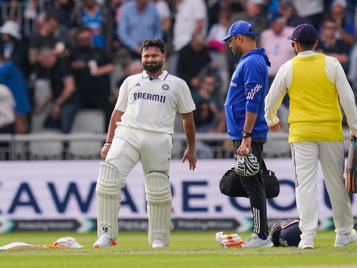 Rishabh Pant injury fourth test India and England Photos8