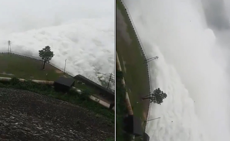 20 Gates Opened At Hirakud Dam Photos4