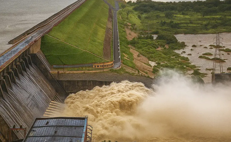 20 Gates Opened At Hirakud Dam Photos9