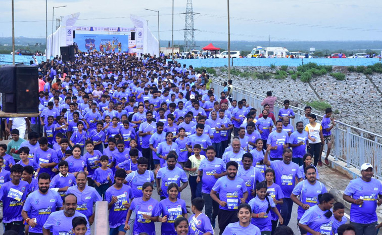 Half Marathon At Ranganayaka Sagar In Siddipet Photos1