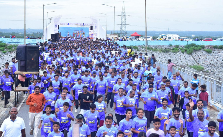 Half Marathon At Ranganayaka Sagar In Siddipet Photos2