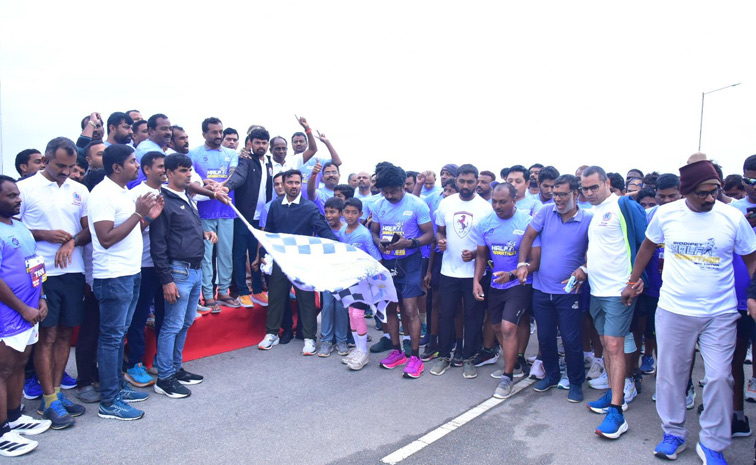 Half Marathon At Ranganayaka Sagar In Siddipet Photos3