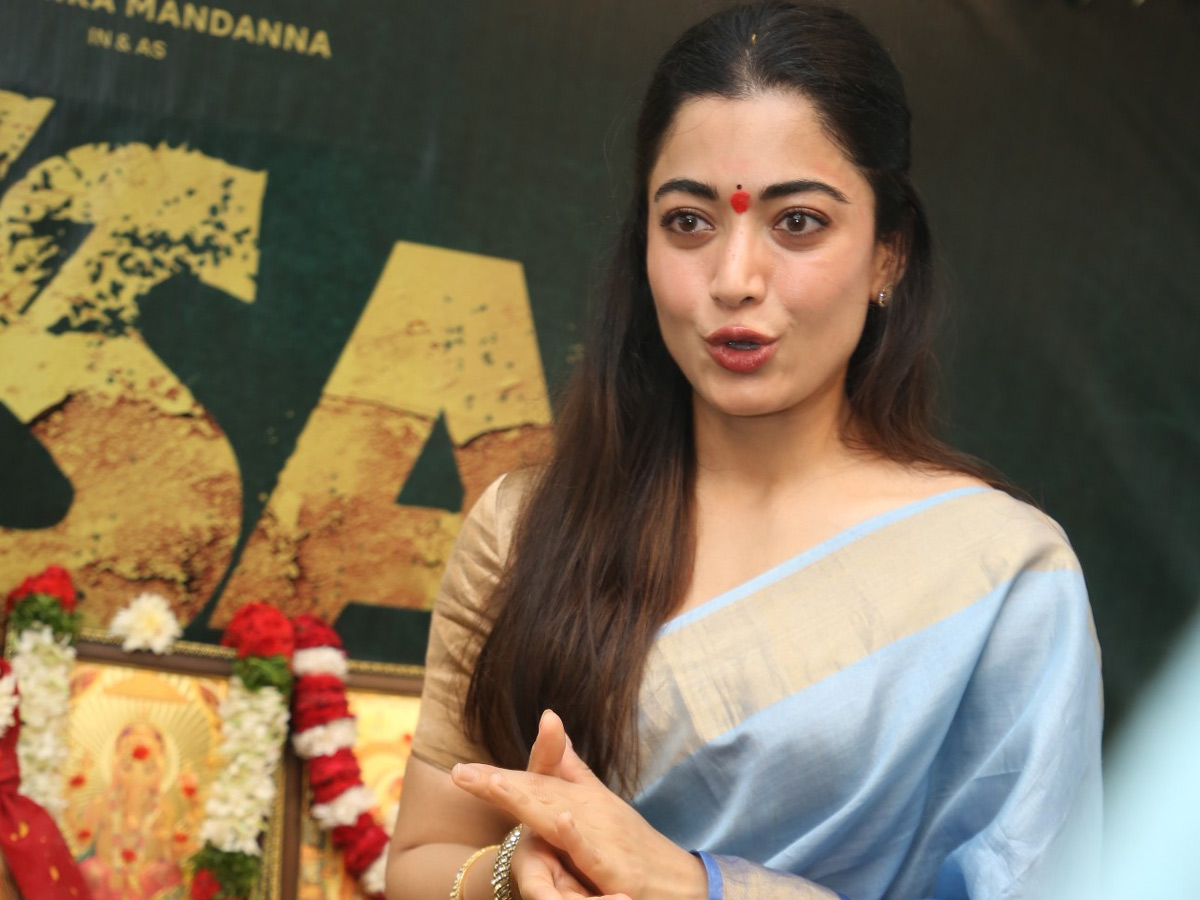 Rashmika Mandanna MYSAA Movie Opening Photos11