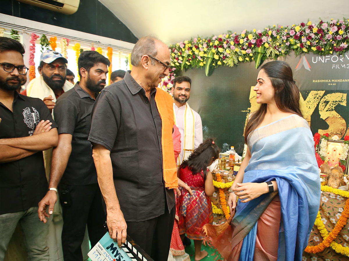 Rashmika Mandanna MYSAA Movie Opening Photos3