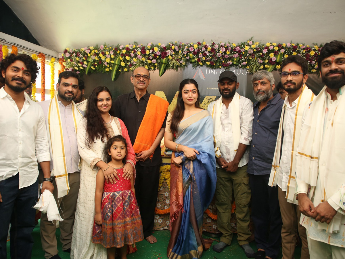 Rashmika Mandanna MYSAA Movie Opening Photos1