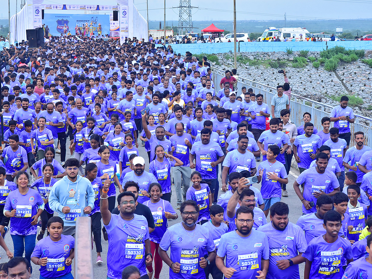 Half Marathon At Ranganayaka Sagar In Siddipet Photos22