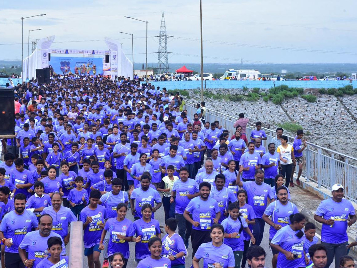 Half Marathon At Ranganayaka Sagar In Siddipet Photos27