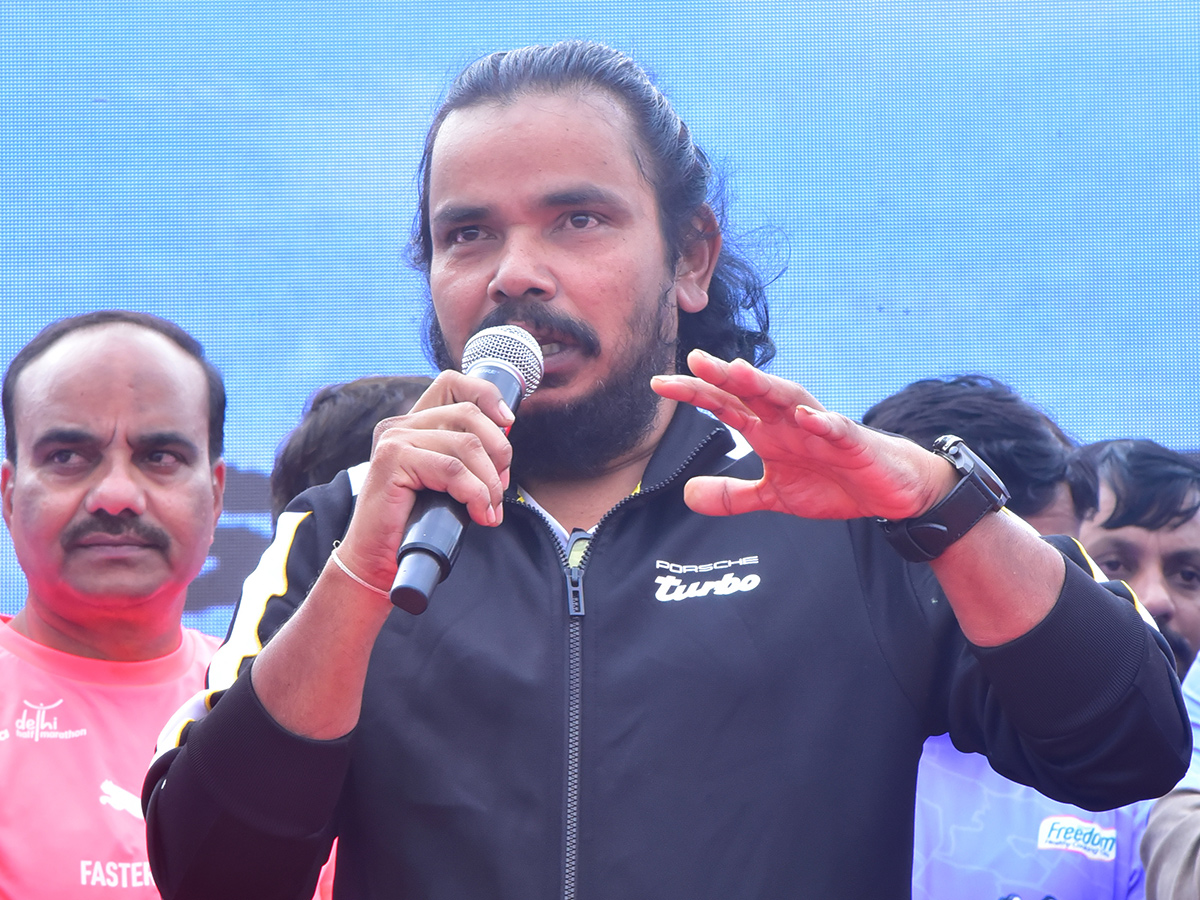Half Marathon At Ranganayaka Sagar In Siddipet Photos7