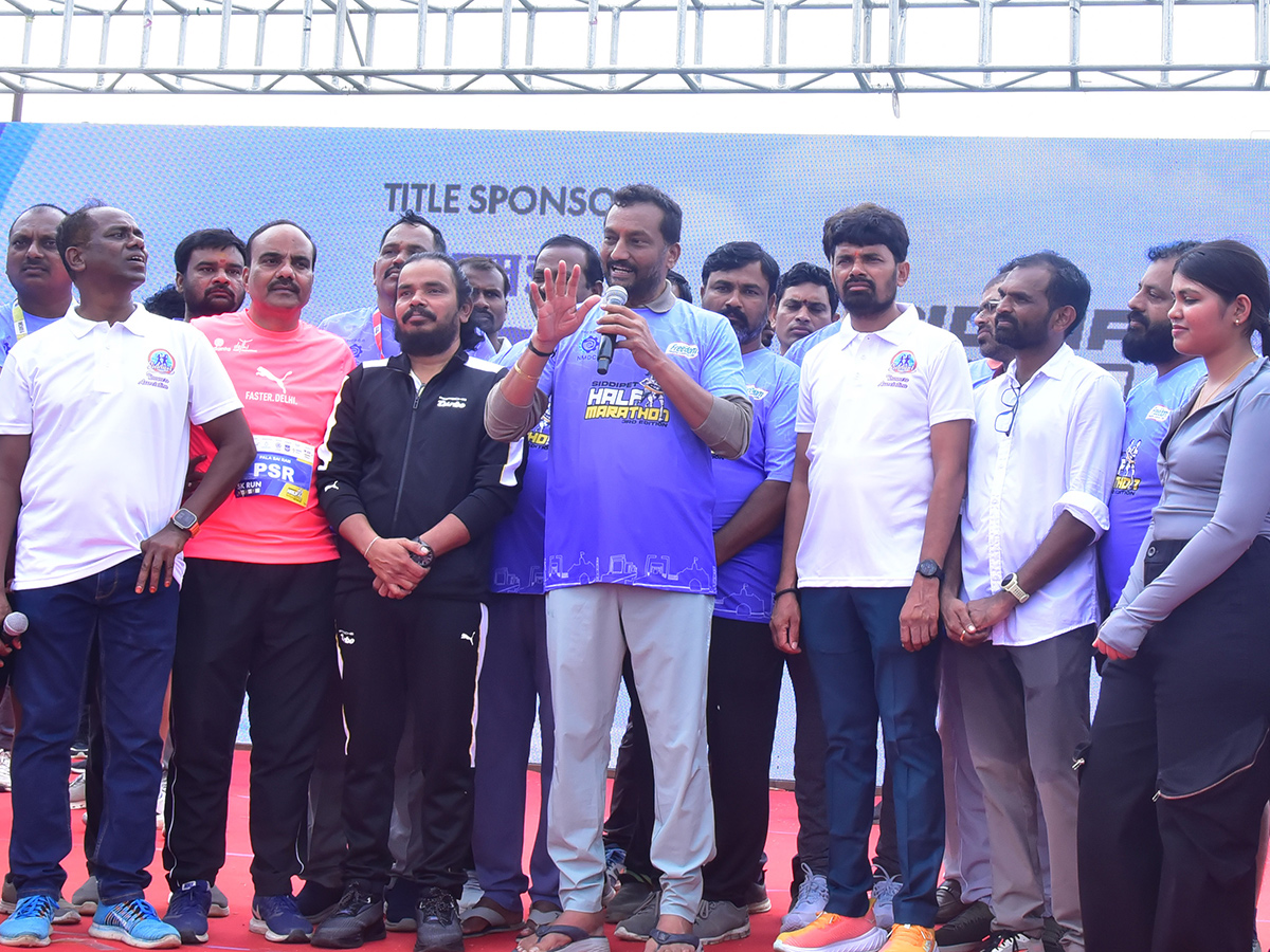 Half Marathon At Ranganayaka Sagar In Siddipet Photos8