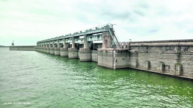 ఎస్సారెస్పీలోకి 68,516 క్యూసెక్కుల ఇన్ఫ్లో 1