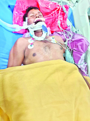 రుత్విక్‌ కన్‌స్ట్రక్షన్‌ కంపెనీ నిర్లక్ష్యంతో నిండు ప్1