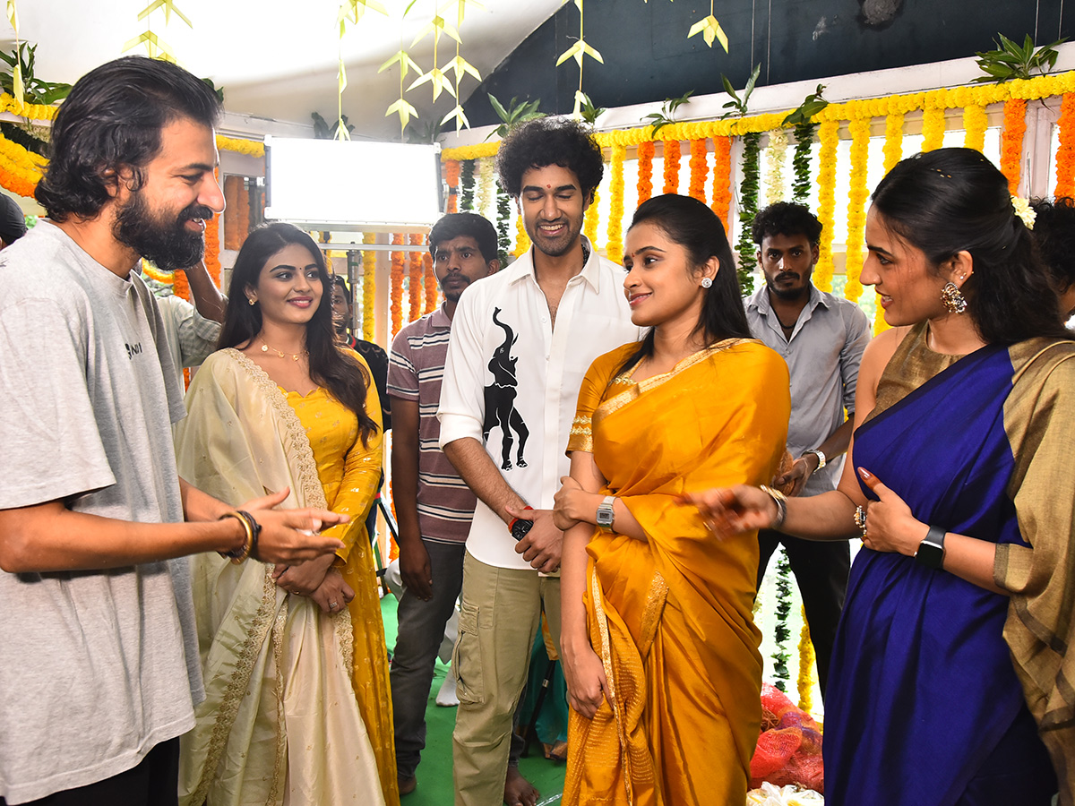Niharika Konidela Producing New Movie Launched with Pooja Photos12