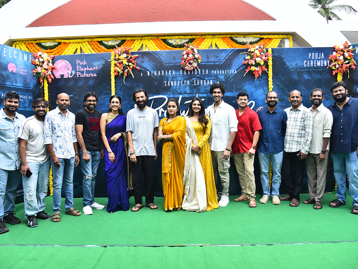 Niharika Konidela Producing New Movie Launched with Pooja Photos5