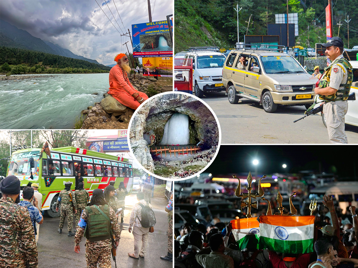 The Amarnath Yatra Being Welcomed Photos1