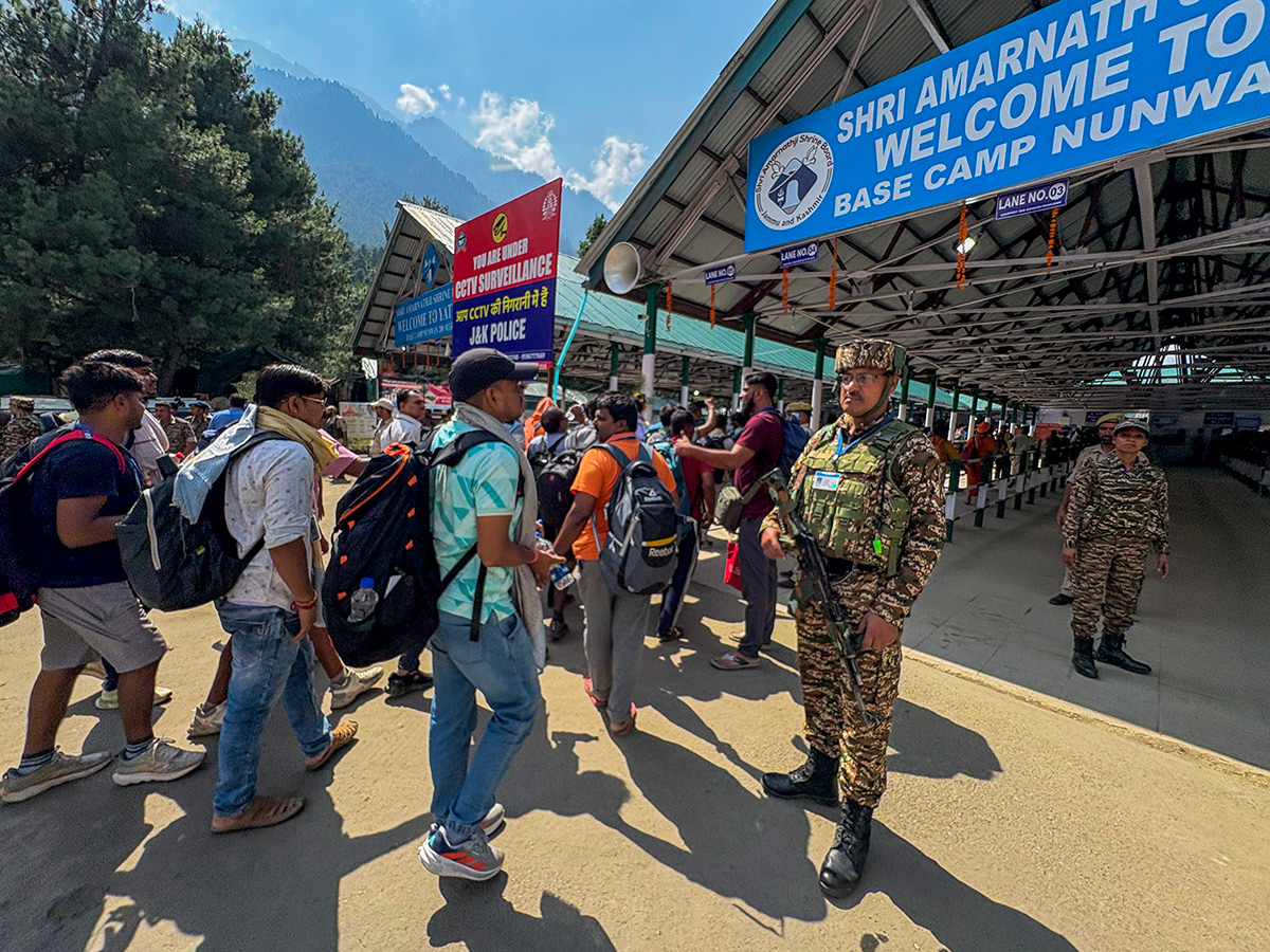 The Amarnath Yatra Being Welcomed Photos12