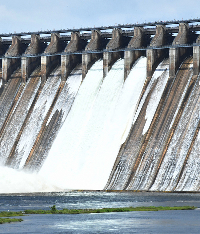 Nagarjuna Sagar Dam Gates Open 2025 Photos10