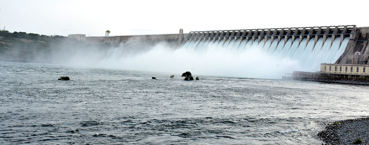 Nagarjuna Sagar Dam Gates Open 2025 Photos2