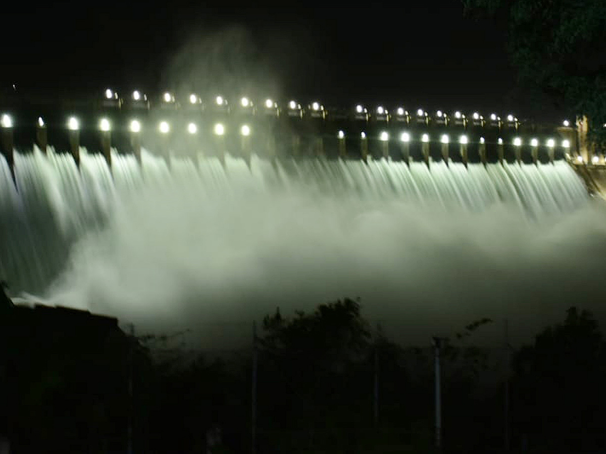 Nagarjuna Sagar Dam Gates Open 2025 Photos7