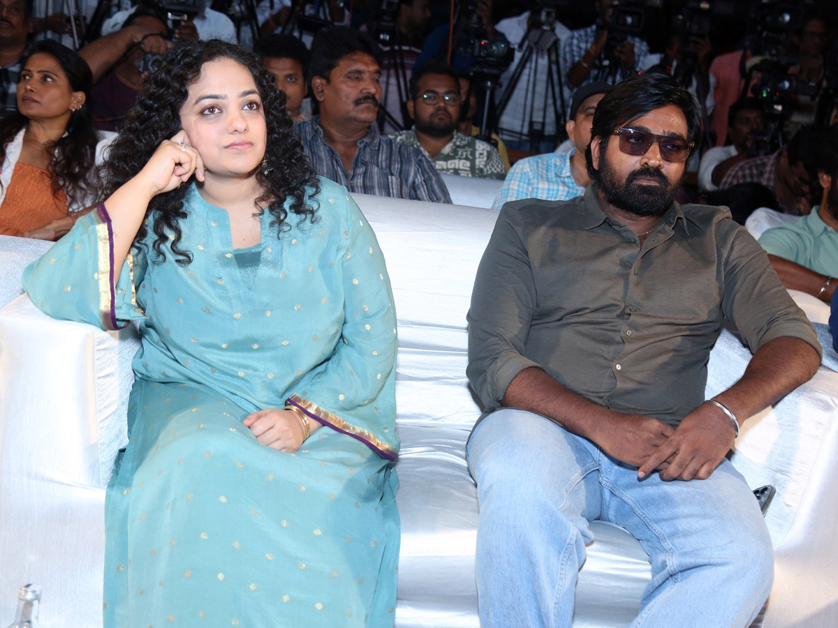 Nithya Menen Sir.. Madam movie at Pre-Release Event.. Photos6