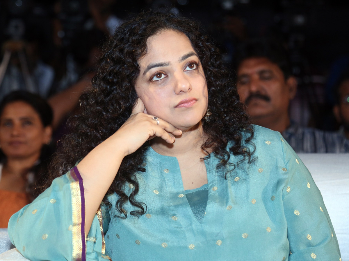 Nithya Menen Sir.. Madam movie at Pre-Release Event.. Photos9