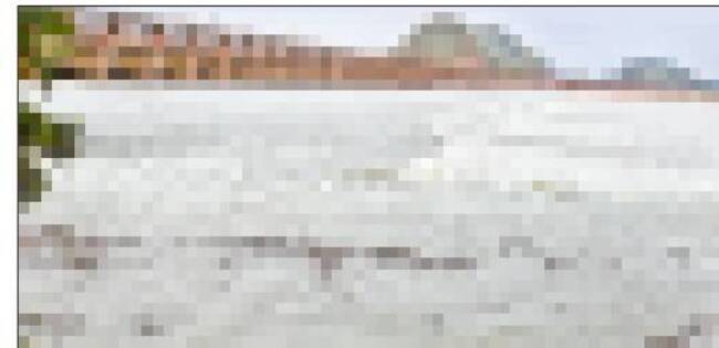 ప్రకాశం బ్యారేజ్‌కు  పోటెత్తిన వరద నీరు 1